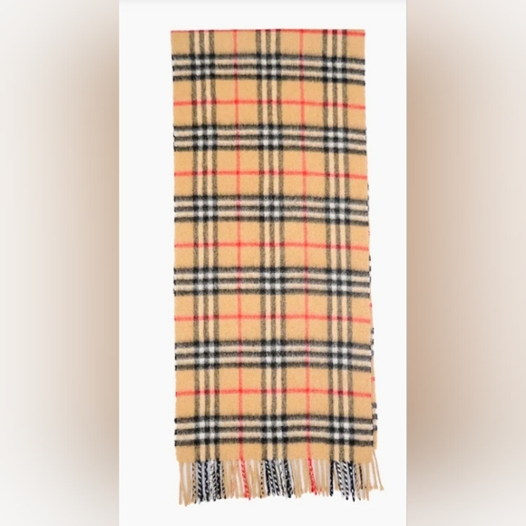 Burberry Check 100% Cashmere Scarf - Picture 2 of 6